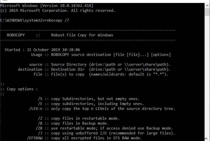 Microsoft RobocopyにGUI（グラフィカルユーザーインターフェース）を追加する方法