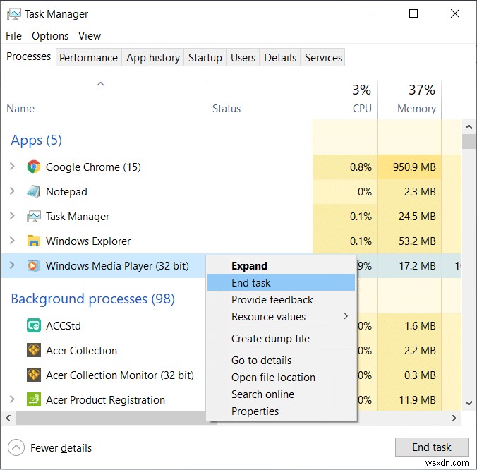 Windows Media Playerで「サーバーの実行に失敗しました」エラーが出たときの直し方【10の解決策】
