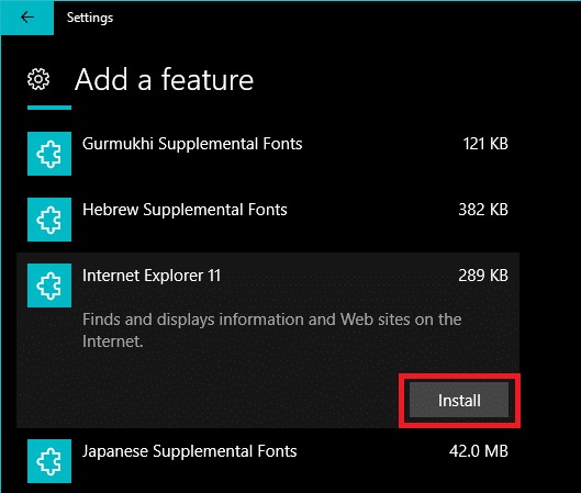 Windows 10にInternet Explorerをインストール・有効化する方法【5つの手順を解説】