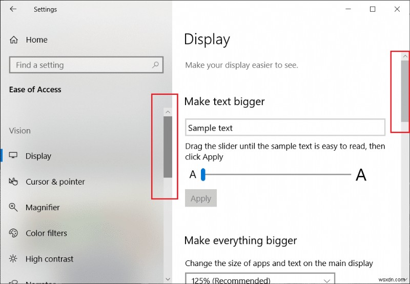 【Windows 10】ストアアプリでスクロールバーを常に表示する2つの方法