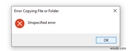 Windows 10でファイルやフォルダーのコピーや移動時に発生する「不明なエラー(0x80004005)」の対処法
