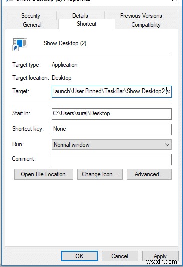 Windows 10のタスクバーに「デスクトップの表示」アイコンを追加する2つの方法