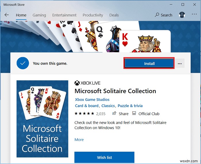 Windows 10 でクラシック ソリティアを入手・復活させる 3 つの方法