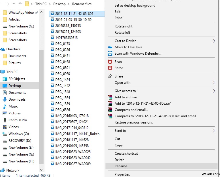 Windows 10で複数のファイル名を一括変更する方法|エクスプローラー・コマンド・PowerShell完全解説