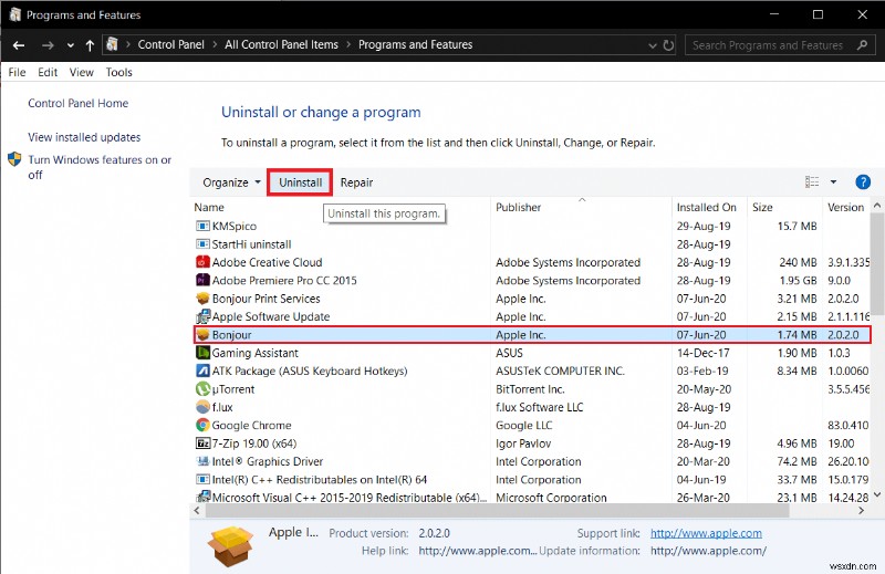 Windows 10の「Bonjourサービス」とは?正体と無効化・アンインストール方法を徹底解説