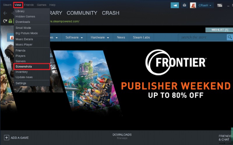Windows 10でSteamのスクリーンショットフォルダに素早くアクセスする方法