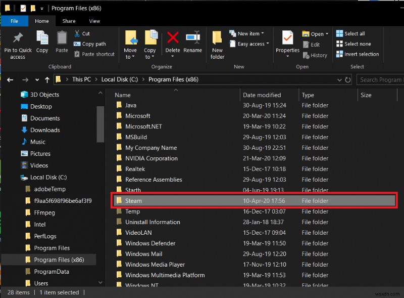 Windows 10でSteamのスクリーンショットフォルダに素早くアクセスする方法
