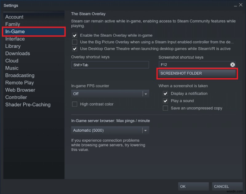 Windows 10でSteamのスクリーンショットフォルダに素早くアクセスする方法