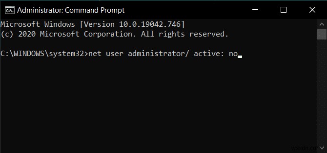 Windows 10のログイン画面で管理者アカウントを有効・無効にする方法