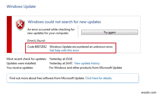 【完全ガイド】Windows Updateエラー80072ee2の原因と7つの解決方法