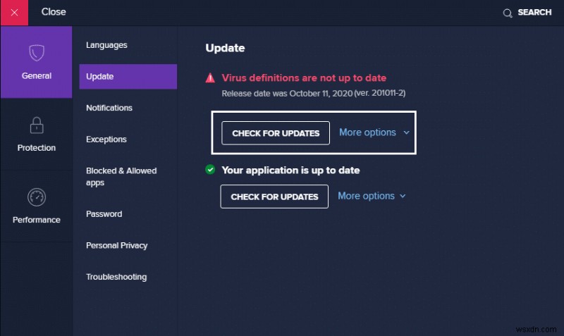 アバストのWebシールドがオンにならない問題を解決する方法