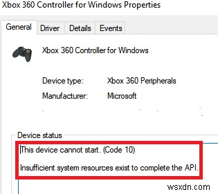 【Windows 10】「APIを完了するのに十分なシステムリソースがありません(Code 10)」エラーの原因と解決方法