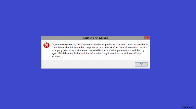 【Windows 10】「C:\windows\system32\config\systemprofile\Desktop は利用できません」エラーの完全解決ガイド