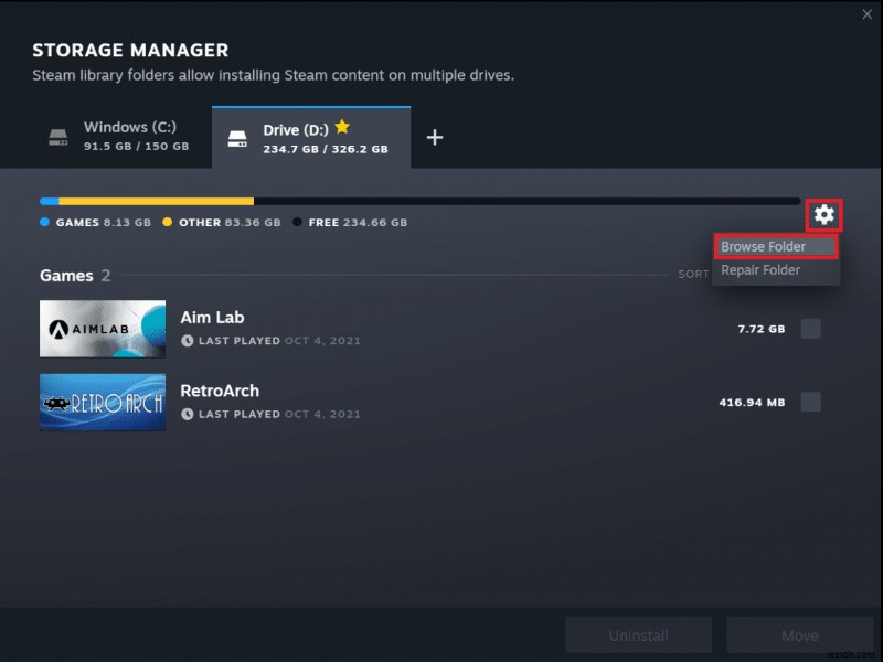Steamゲームのインストール先はどこ?保存場所の確認方法を解説