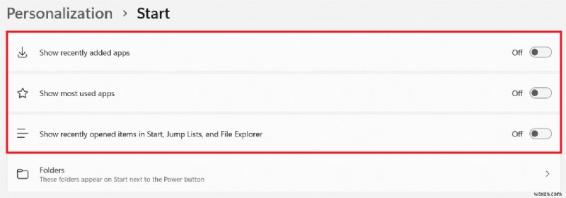 Windows 11で最近使ったファイルやフォルダーを非表示にする方法を徹底解説
