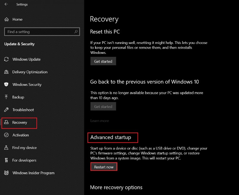 Windows 10をリカバリーモードで起動する方法|F8キーが効かないときの対処法5選