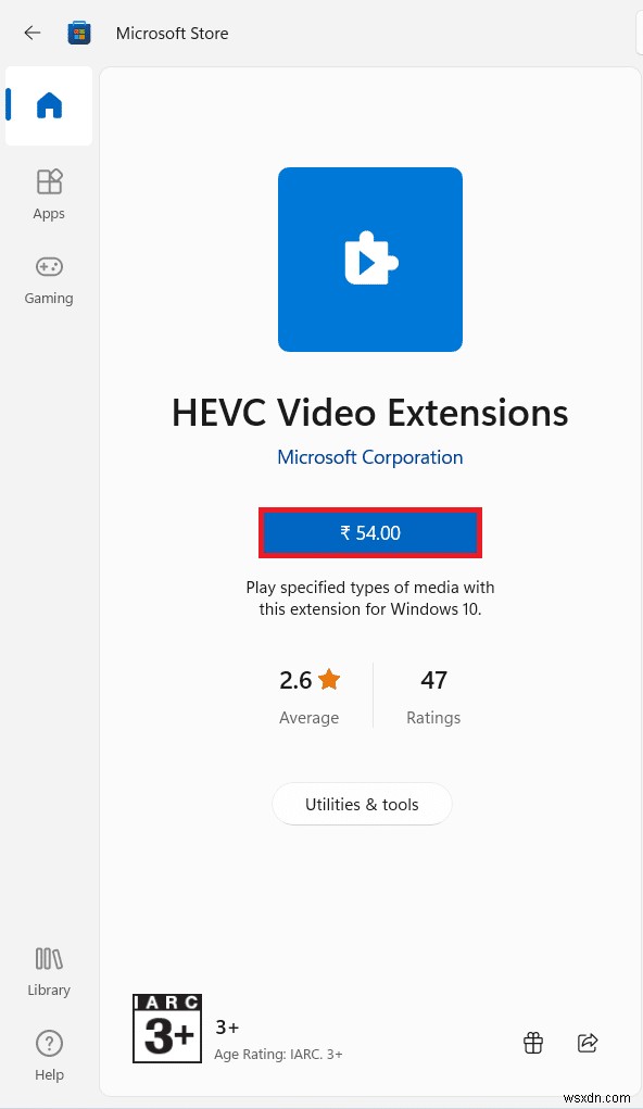 Windows 11でHEVCコーデックをインストールしてHEVC・HEICファイルを開く方法