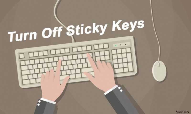 Windows 11で固定キー(スティッキーキー)をオフにする2つの方法