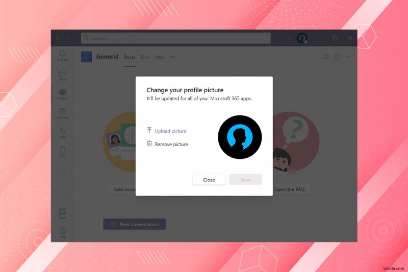 【Microsoft Teams】チームのアバター(プロフィール画像)を変更する方法