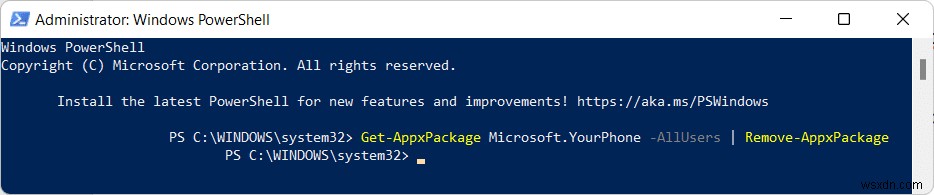 Windows 11で「電話（Your Phone）」アプリを無効化する方法｜PowerShellによる完全アンインストール手順も解説
