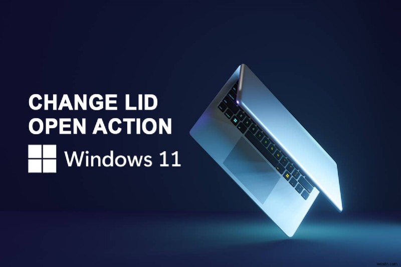 Windows 11でノートPCの蓋を開いたときの動作を変更する方法
