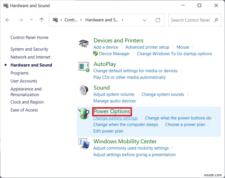 Windows 11でノートPCの蓋を開いたときの動作を変更する方法