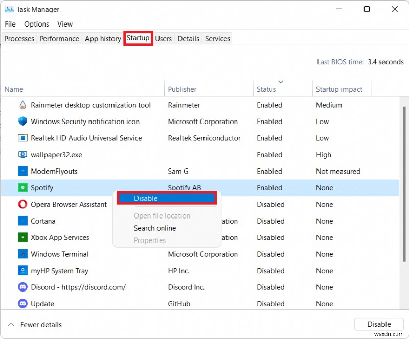 Windows 11で起動時にSpotifyが自動的に開かないようにする3つの方法