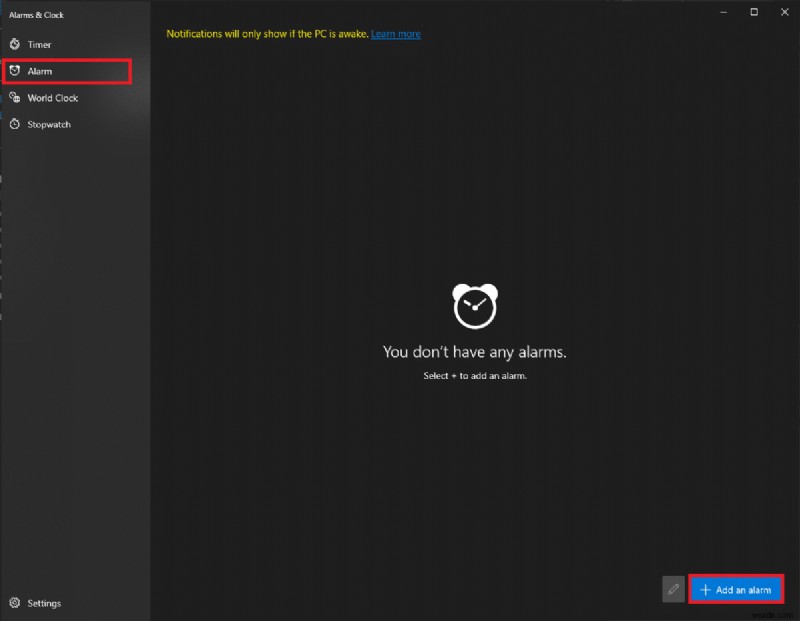 Windows 10でアラームを設定する方法!ウェイクタイマーの許可も解説