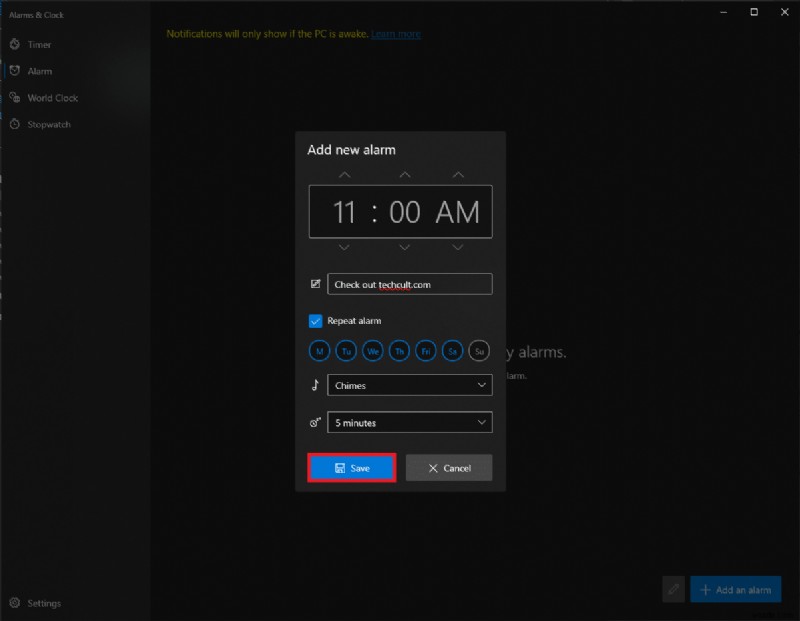 Windows 10でアラームを設定する方法!ウェイクタイマーの許可も解説