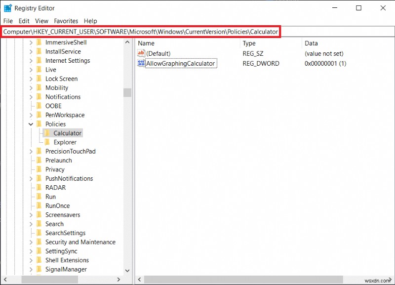 Windows 10で電卓アプリのグラフ モードを有効化・無効化する方法