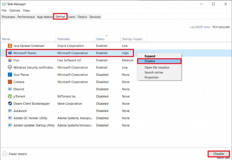 【Windows 10】Microsoft Teamsの起動時自動起動を無効にする4つの方法