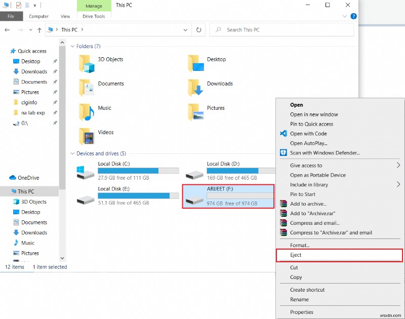 Windows 10で外付けハードドライブを安全に取り出す方法【取り出せないときの対処法も解説】