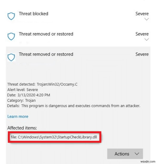 StartupCheckLibrary.dll が見つからないエラーを解決する方法【Windows 10】