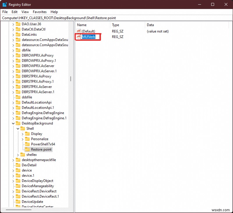 Windows 11の右クリックメニューに「復元ポイントの作成」を追加する方法