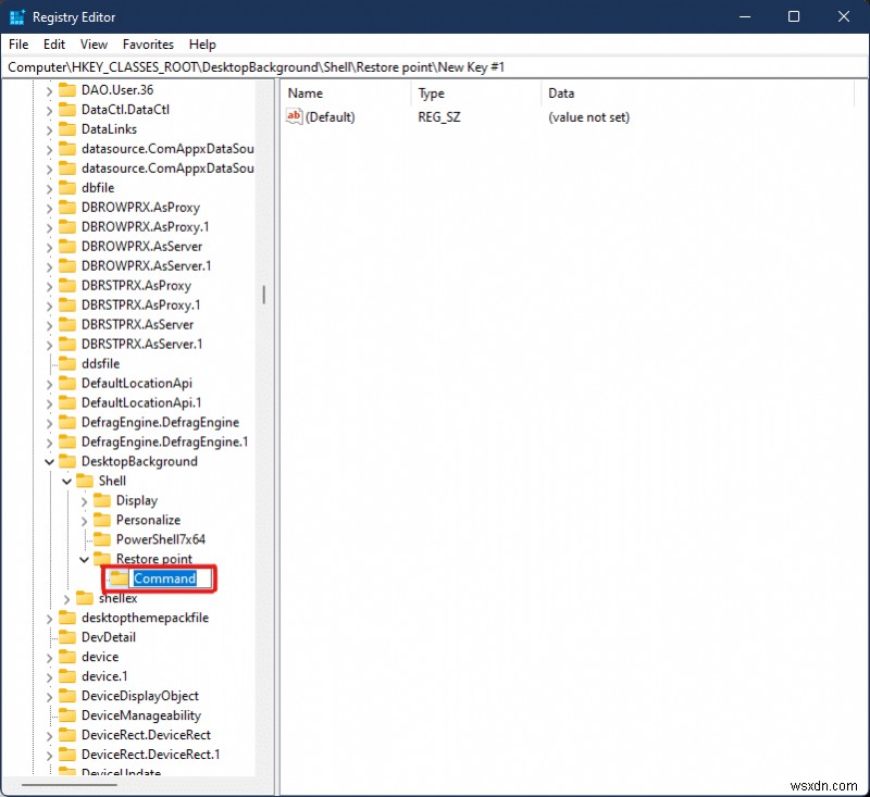Windows 11の右クリックメニューに「復元ポイントの作成」を追加する方法
