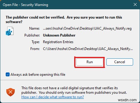 Windows 11でユーザーアカウント制御(UAC)を有効・無効にする3つの方法