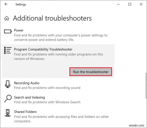 Windows Updateのトラブルシューティングツールを実行する方法