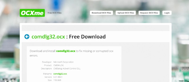 Windows 10でCOMDLG32.OCXが見つからない・未登録エラーを解決する5つの方法