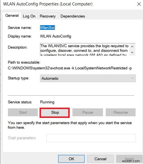 Windows 10で「ワイヤレス自動構成サービス(wlansvc)が実行されていません」と表示される問題を解決する13の方法