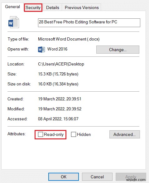 Windows 10でWordファイルのアクセス許可エラーを解決する10の方法