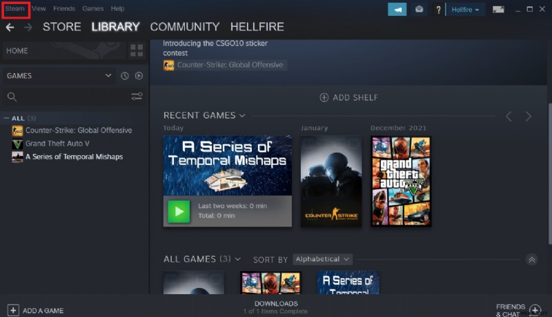 【Windows 10】「このゲームをプレイするにはSteamが実行されている必要があります」エラーの解決方法