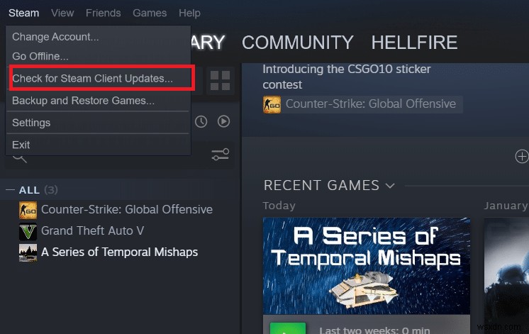 【Windows 10】「このゲームをプレイするにはSteamが実行されている必要があります」エラーの解決方法