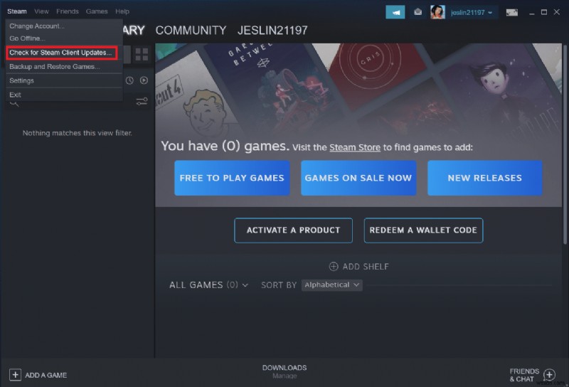 Windows 10でSteamの「アプリ構成が利用できません」エラーを修正する方法