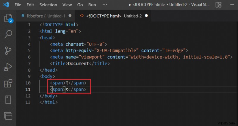 Windows 10でキーボードからルピー記号(₹)を入力する方法