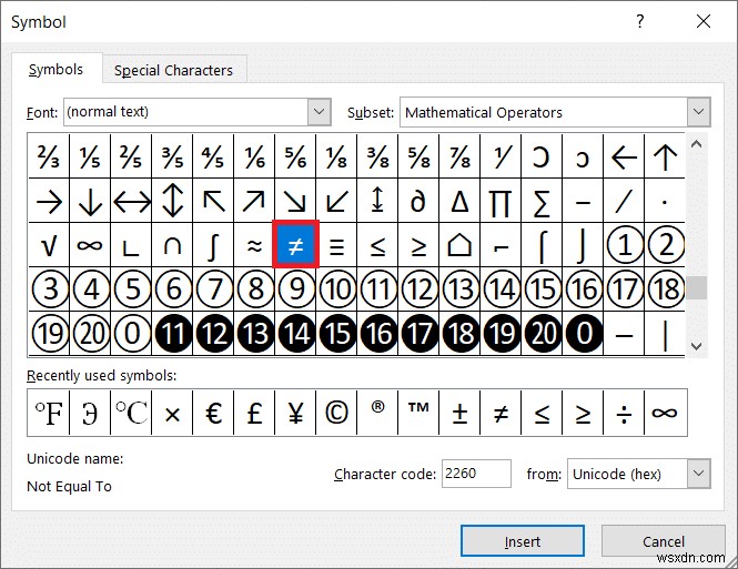Windows 10で「等しくない(≠)」記号を入力する4つの方法