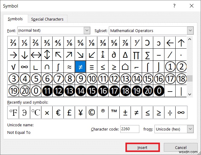 Windows 10で「等しくない(≠)」記号を入力する4つの方法