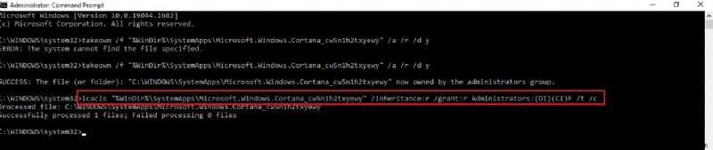 Windows 10でCortanaのメモリ使用量が高くなる問題を解決する方法