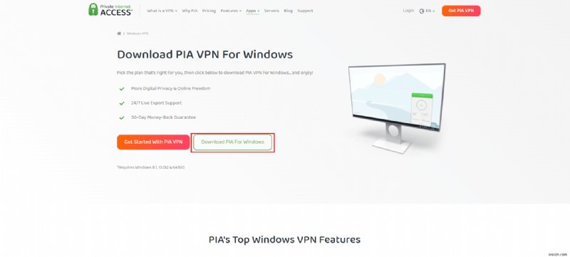 Windows 10でPrivate Internet Access(PIA)に接続できない問題を解決する8つの方法