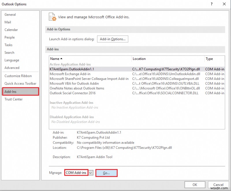 Windows 10でOutlookがセーフモードでしか起動しない問題を解決する方法