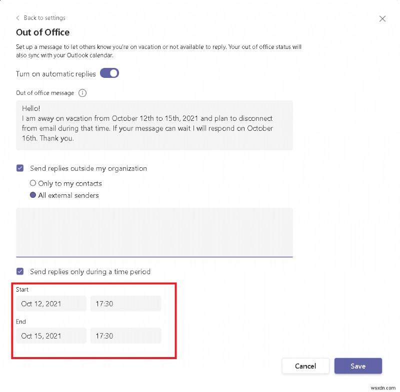 Microsoft Teamsで不在時の自動返信(Out of Office)を設定・解除する方法【完全ガイド】